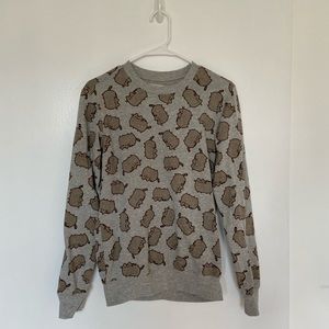 Pusheen print crewneck sweatshirt